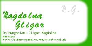 magdolna gligor business card